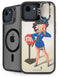 Betty Boop The Police Officer iPhone 16e Kickstand Case