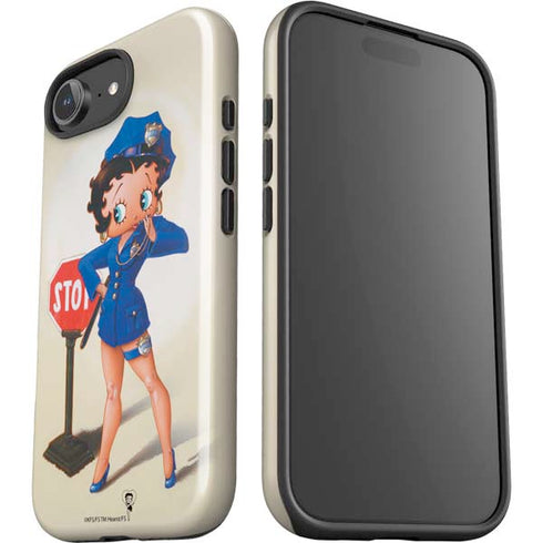 Betty Boop The Police Officer iPhone 16e Impact Case