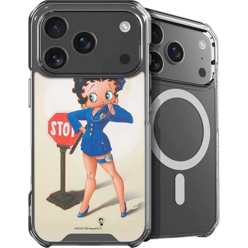 Betty Boop The Police Officer iPhone 18 Pro MagSafe Case