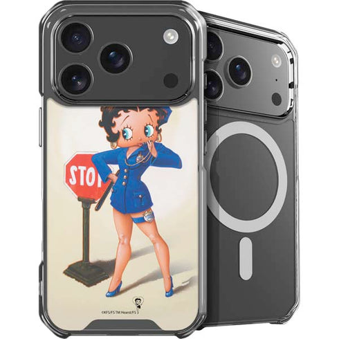 Betty Boop The Police Officer iPhone 18 Pro Max MagSafe Case