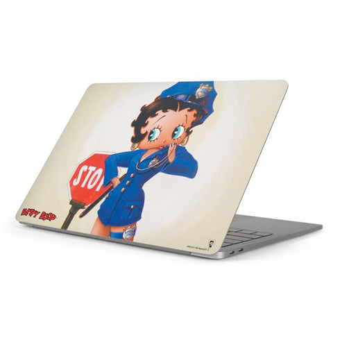 Betty Boop The Police Officer Apple MacBook Pro 16-inch Skin