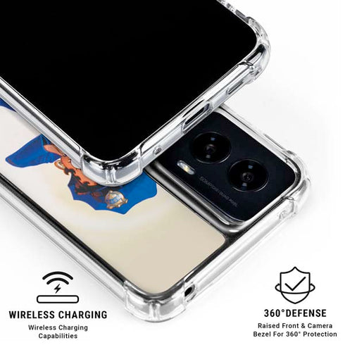 Betty Boop The Police Officer Moto G Power 5G (2024) Clear Case