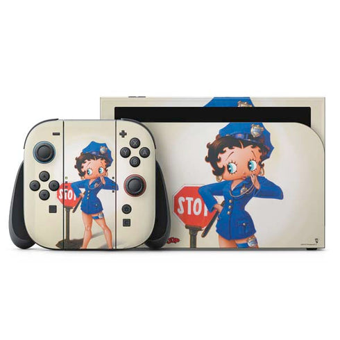 Betty Boop The Police Officer Nintendo Skins