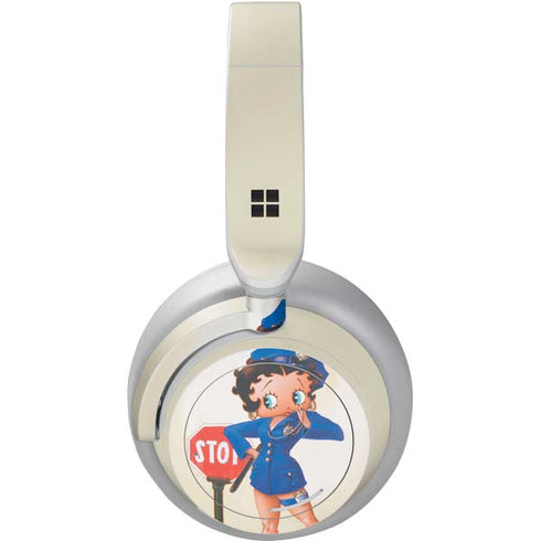 Betty Boop The Police Officer Surface Headphones Skin