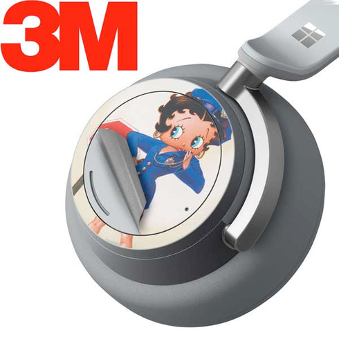 Betty Boop The Police Officer Surface Headphones Skin