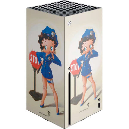 Betty Boop The Police Officer Xbox Series X Skins
