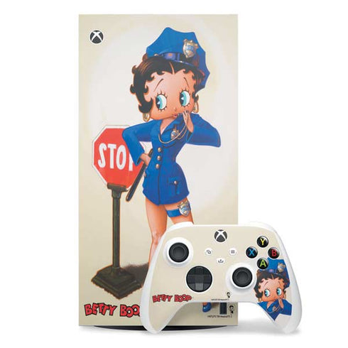 Betty Boop The Police Officer Xbox Series X Skins