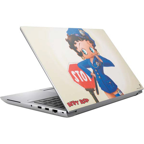 Betty Boop The Police Officer HP ZBook Fury 16 G10 Skin