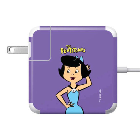 The Flinstones Betty Rubble 85W Power Adapter (15 and 17 inch MacBook Pro Charger) Skin