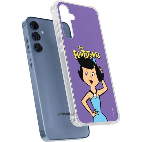 The Flinstones Betty Rubble Galaxy A55 5G Clear Case