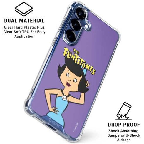 The Flinstones Betty Rubble Galaxy S25 Clear Case