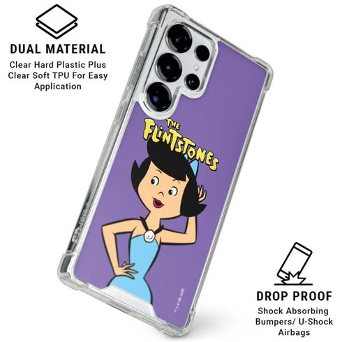 The Flinstones Betty Rubble Galaxy S26 Ultra Clear Case