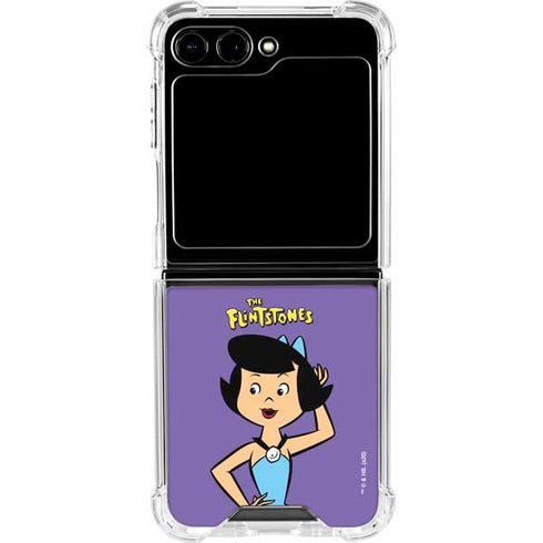 The Flinstones Betty Rubble Galaxy Z Flip6 Clear Case