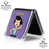 The Flinstones Betty Rubble Galaxy Z Flip6 Clear Case