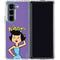 The Flinstones Betty Rubble Galaxy Z Fold5 5G Clear Case