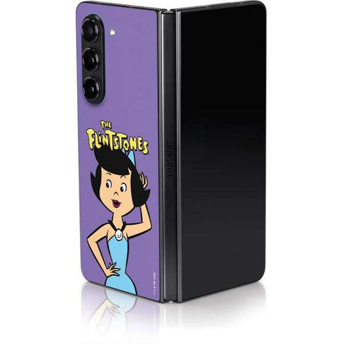 The Flinstones Betty Rubble Galaxy Z Fold5 5G Skin