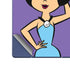 The Flinstones Betty Rubble Galaxy Z Fold6 Skin