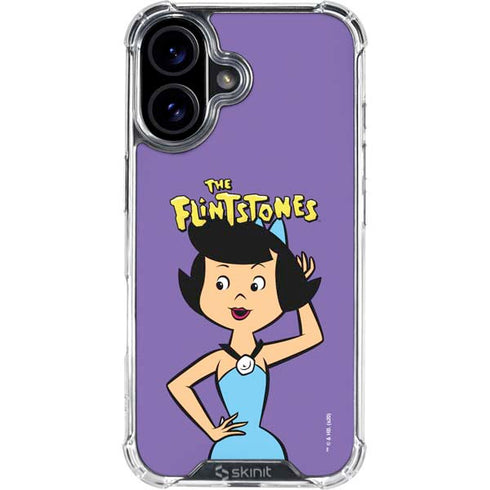 The Flinstones Betty Rubble iPhone 16 Clear Case