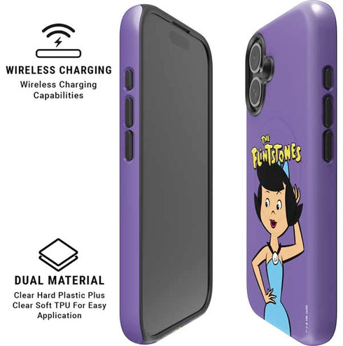 The Flinstones Betty Rubble iPhone 16 Magsafe Impact Case