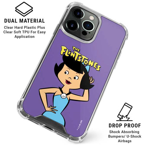 The Flinstones Betty Rubble iPhone 16 Pro Clear Case
