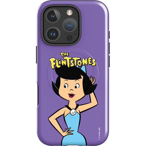 The Flinstones Betty Rubble iPhone 16 Pro Max Magsafe Impact Case