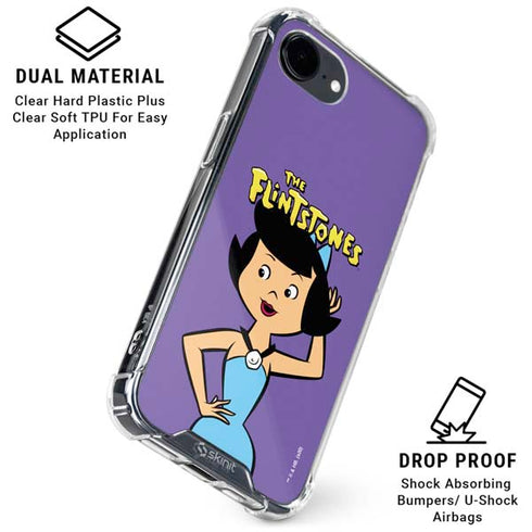 The Flinstones Betty Rubble iPhone 16e Clear Case