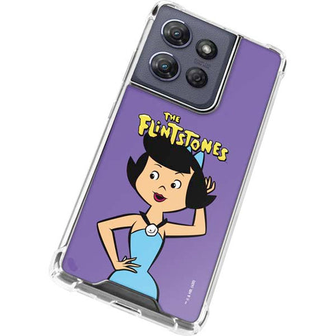 The Flinstones Betty Rubble Moto G 5G (2025) Clear Case
