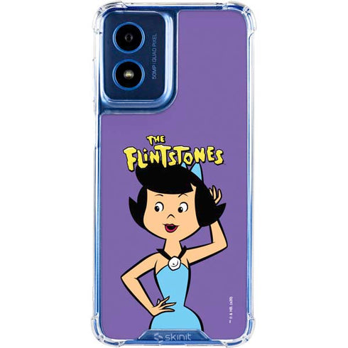 The Flinstones Betty Rubble Moto G 5G (2024) Clear Case