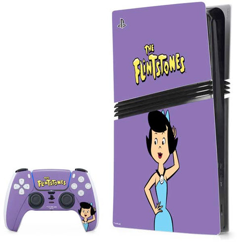 The Flinstones Betty Rubble PlayStation PS5 Skins