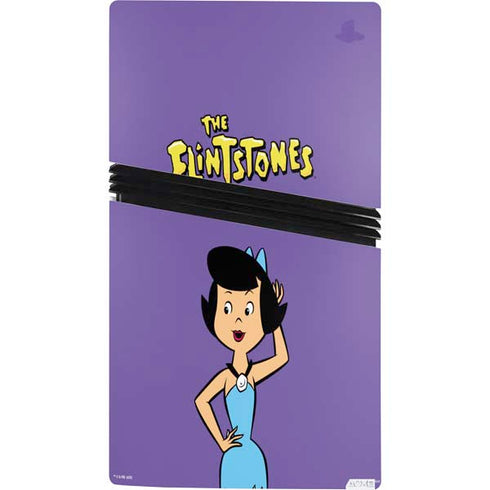 The Flinstones Betty Rubble PS5 Pro Console Skin
