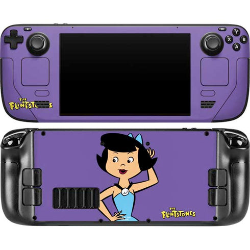 The Flinstones Betty Rubble Steam Deck Handheld Gaming Computer OLED Skin