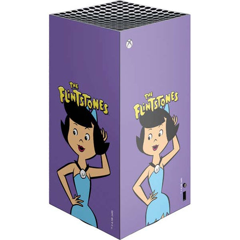 The Flinstones Betty Rubble XBox Series X Digital Edition Console Skin