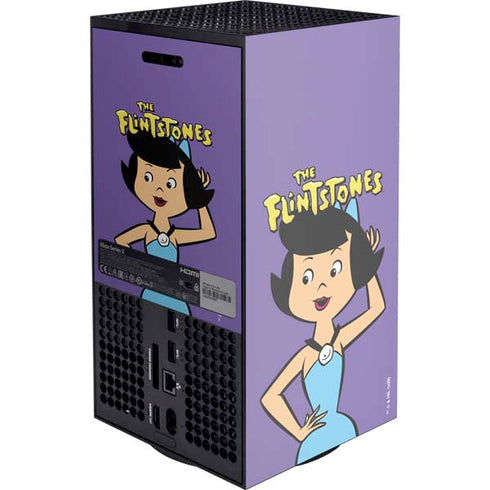The Flinstones Betty Rubble XBox Series X Digital Edition Console Skin