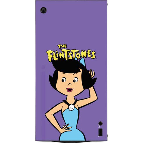 The Flinstones Betty Rubble XBox Series X Digital Edition Console Skin