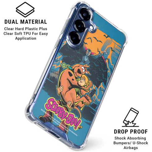 Scooby Doo Beware of Dracula Galaxy S25 Clear Case