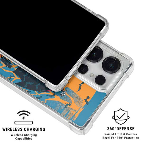 Scooby Doo Beware of Dracula Galaxy S25 Ultra Clear Case