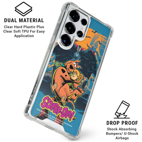 Scooby Doo Beware of Dracula Galaxy S25 Ultra Clear Case