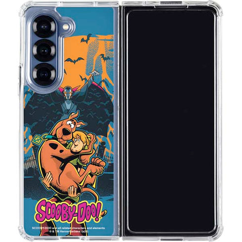 Scooby Doo Beware of Dracula Galaxy Z Fold6 Clear Case