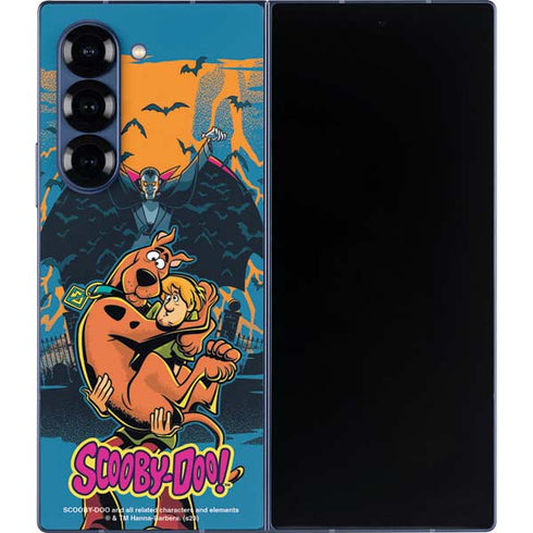Scooby Doo Beware of Dracula Galaxy Z Fold6 Skin