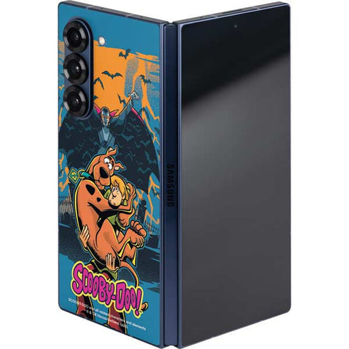 Scooby Doo Beware of Dracula Galaxy Z Fold6 Skin