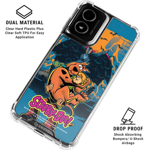Scooby Doo Beware of Dracula Moto G Power 5G (2024) Clear Case