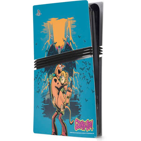 Scooby Doo Beware of Dracula PS5 Pro Console Skin