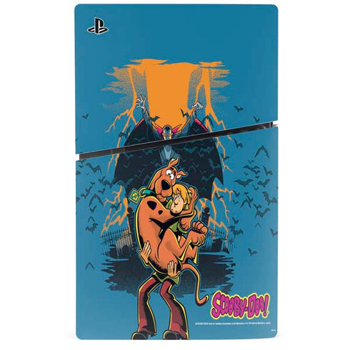 Scooby Doo Beware of Dracula PS5 Slim Digital Edition Console Skin