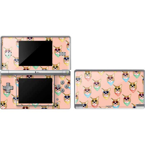 Bouffants and Broken Hearts Corgi Love Nintendo Skins