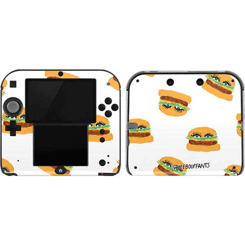 Bouffants and Broken Hearts Cute Burgers Nintendo Skins