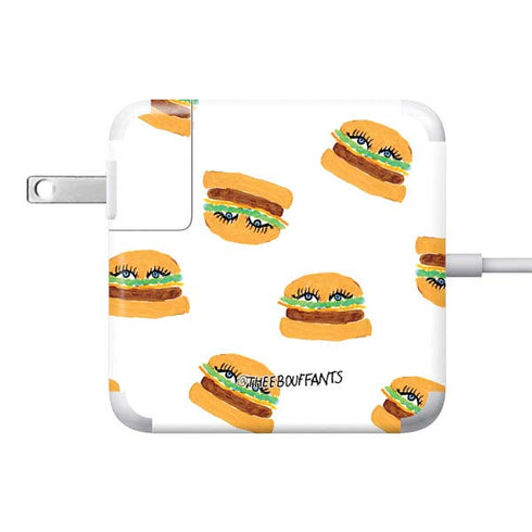 Bouffants and Broken Hearts Cute Burgers 85W Power Adapter (15 and 17 inch MacBook Pro Charger) Skin