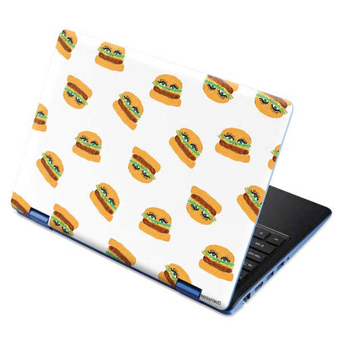 Bouffants and Broken Hearts Cute Burgers Aspire R11 11.6in Skin
