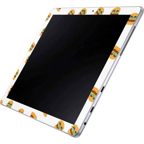 Bouffants and Broken Hearts Cute Burgers Galaxy Book 12in Skin