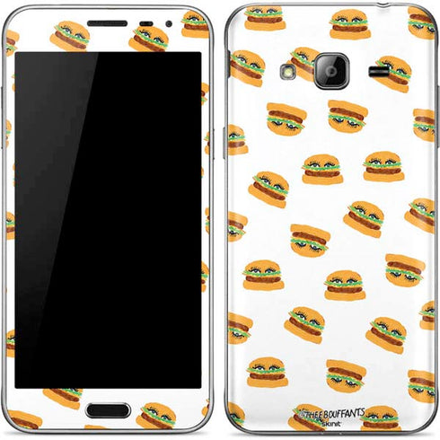 Bouffants and Broken Hearts Cute Burgers Galaxy J3 Skin