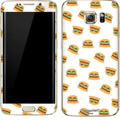 Bouffants and Broken Hearts Cute Burgers Galaxy S7 Edge Skin